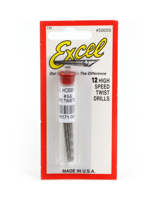 High Speed Twist Drill Bits (12pk) - EXC 50060