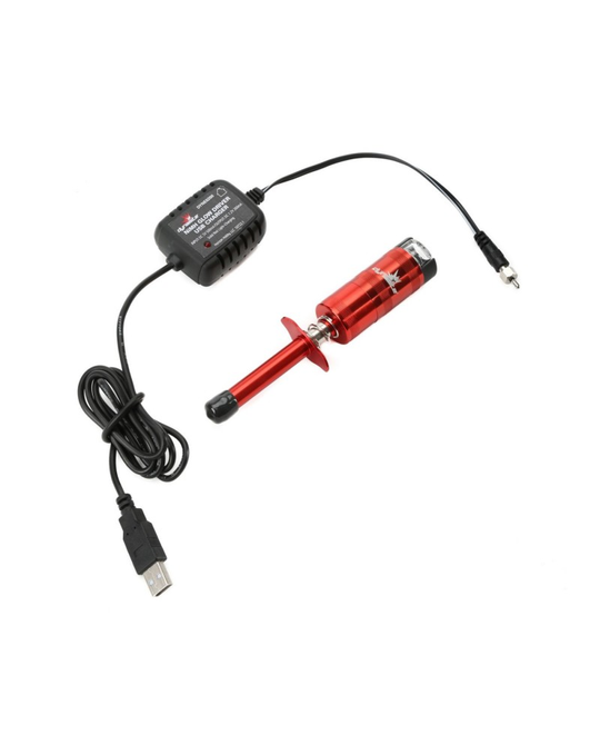 Metered NiMH Glow Driver with USB Charger