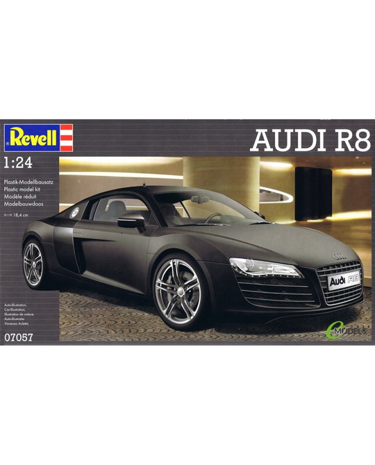 1/24 Black Audi R8 - RV07057