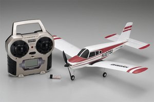  Minium Piper Cherokee (Red) - KYO 10751RS-R-rc-aircraft-Hobbycorner