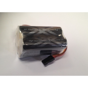 NEW 4.8V 2500mah Sanyo ENELOOP SQUARE w/JR lead. Clear Shrink-batteries-and-accessories-Hobbycorner