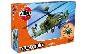 Airfix QUICK BUILD Apache Helicopter-model-kits-Hobbycorner