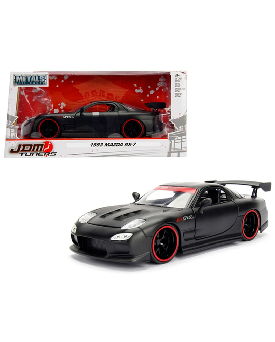 1/24 1993 Mazda RX-7 Black JDM