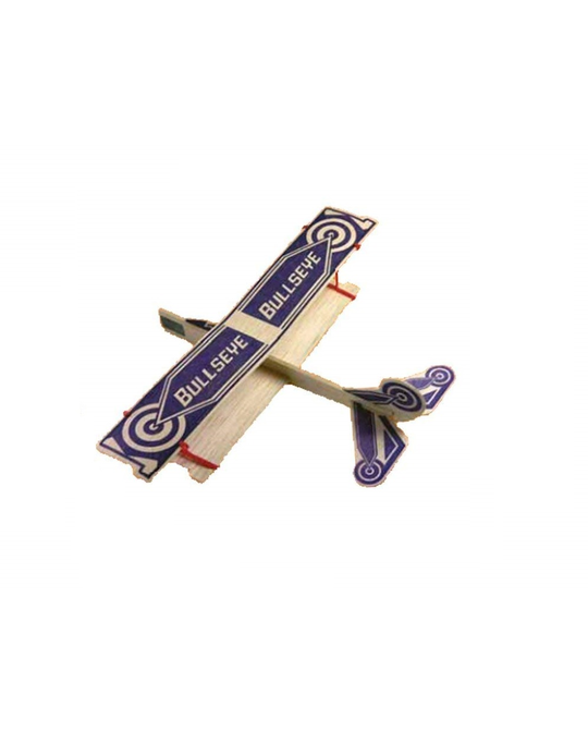Bullseye Biplane Balsa Glider
