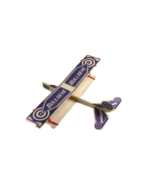 Bullseye Biplane Balsa Glider