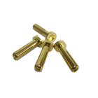 4mm Gold Bullet Connector low profile Male 2pcs