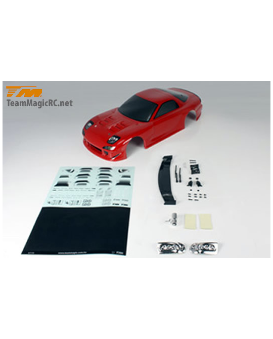 1/10 Touring / Drift -  190mm -  Painted -  no holes -  RX7 Red -  503321RA -  503321RA