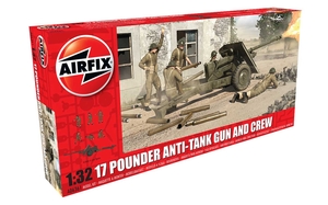 1/32 17-Pounder Anti Tank Gun and Crew-model-kits-Hobbycorner
