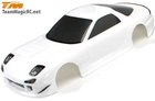 1/10 Touring / Drift -  190mm -  Painted -  no holes -  RX7 White -  503321WA -  503321WA