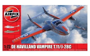 1/72 deHavilland Vampire T.11 / J-28C-model-kits-Hobbycorner
