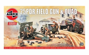 1/76 Vintage Classics - 25pdr Field Gun & Quad-model-kits-Hobbycorner