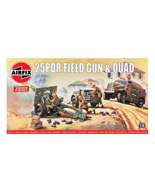 1/76 Vintage Classics - 25pdr Field Gun & Quad