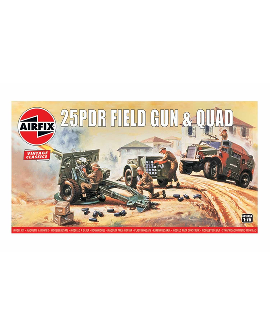 1/76 Vintage Classics - 25pdr Field Gun & Quad