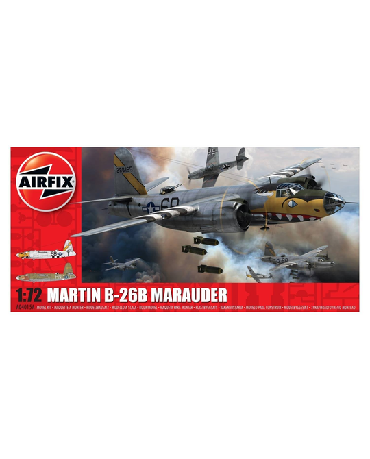 AIRFIX B-26 MARAUDER 1/72モデルキット 1/72 Martin B-26B Marauder - Model Kits-Plastic Model Kits