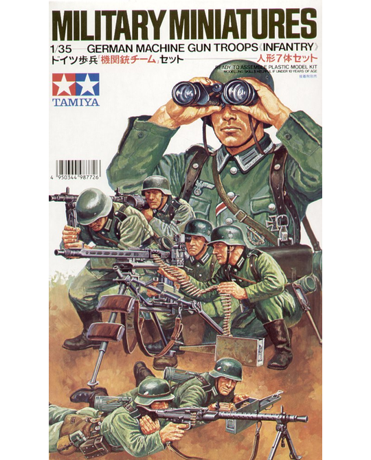 1/35 German Machine Gun Troops - 35038