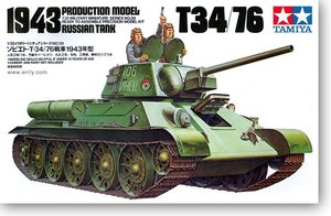 1/35 Russian T34/76 Tank 1943 - 35059-model-kits-Hobbycorner