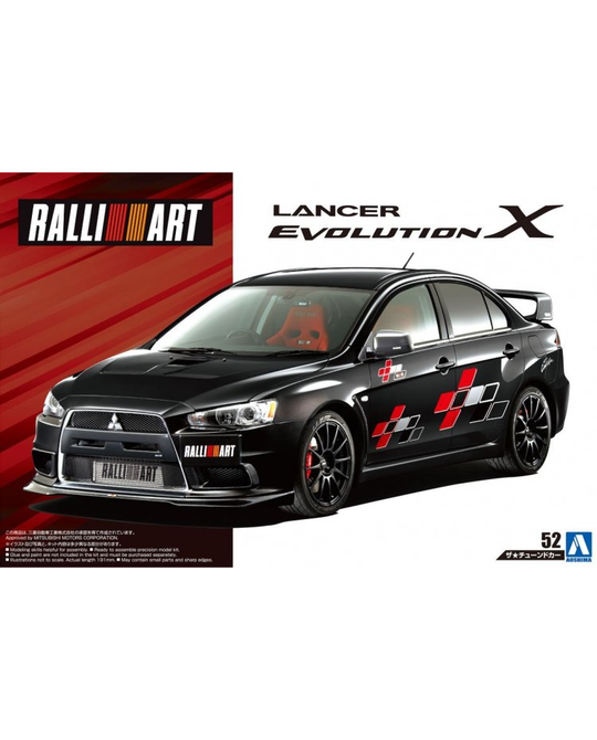 1/24 Ralliart CZ4A Lancer Evolution X '07(MITSUBISHI)