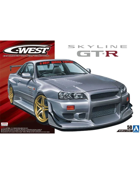 1/24 C-West BNR34 Skyline GT-R '02 (NISSAN)