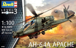 1/100 AH-64A Apache - 4985-model-kits-Hobbycorner