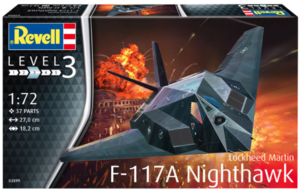 1/72 F-117A Nighthawk Stealth Attack Aircraft - 3899-model-kits-Hobbycorner