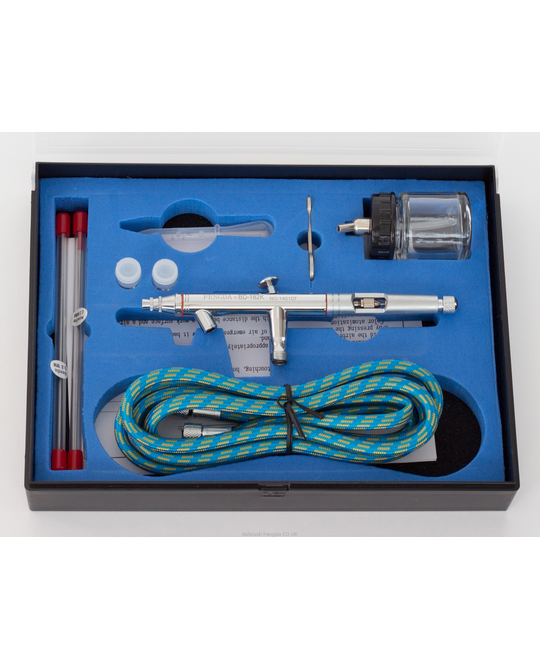 Suction Fed Airbrush with all Accessories - AC-BD182K