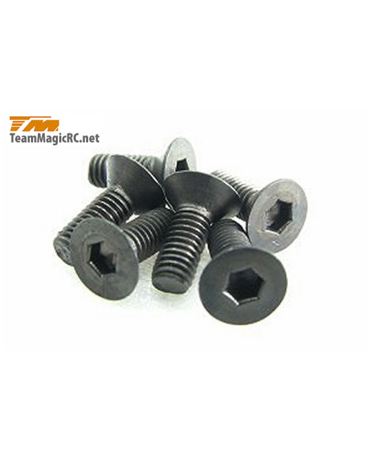 Screws -  Flat Head -  M3.5 x 10mm (6 pcs) -  123510