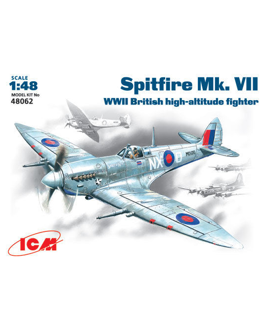 Spitfire Mk. VII 1/48 High Altitude Fighter 48062