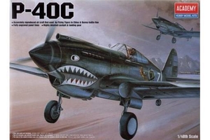 P-40C 1/48 - 12280-model-kits-Hobbycorner