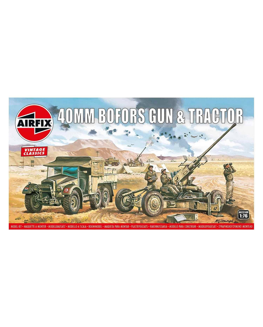 Vintage Classics - 1/76 Bofors 40mm Gun & Tractor - 2314