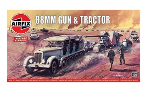Vintage Classics - 1/76 88mm Gun & Tractor-model-kits-Hobbycorner