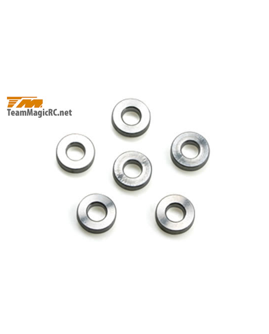 Washers -  3 x 6 x 2mm Aluminum (6 pcs) -  116219