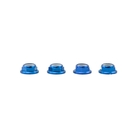 M5 Blue Aluminum Low Profile Lock Nut (set of 4 CW)