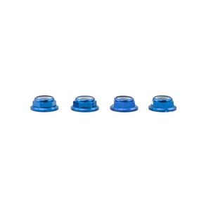 M5 Blue Aluminum Low Profile Lock Nut (set of 4 CW)-drones-and-fpv-Hobbycorner