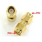 5.8G Antenna Barrel Adapter Connector (SMA-JJ)