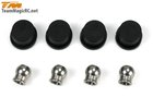 Rear Lower Hinge Pin Nylon Cap (4 pcs) -  561332