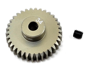 Pinion Gear 34T, 48P, AL -  TLR332034-rc---cars-and-trucks-Hobbycorner