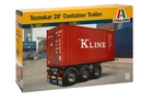 ITALERI 1/24 CONTAINER ON TRAILER