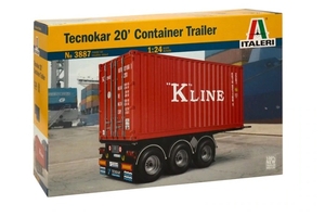 ITALERI 1/24 CONTAINER ON TRAILER-model-kits-Hobbycorner