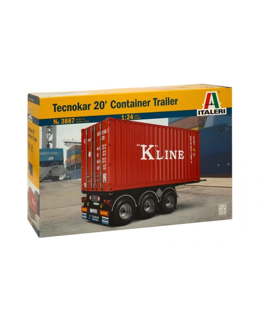 ITALERI 1/24 CONTAINER ON TRAILER