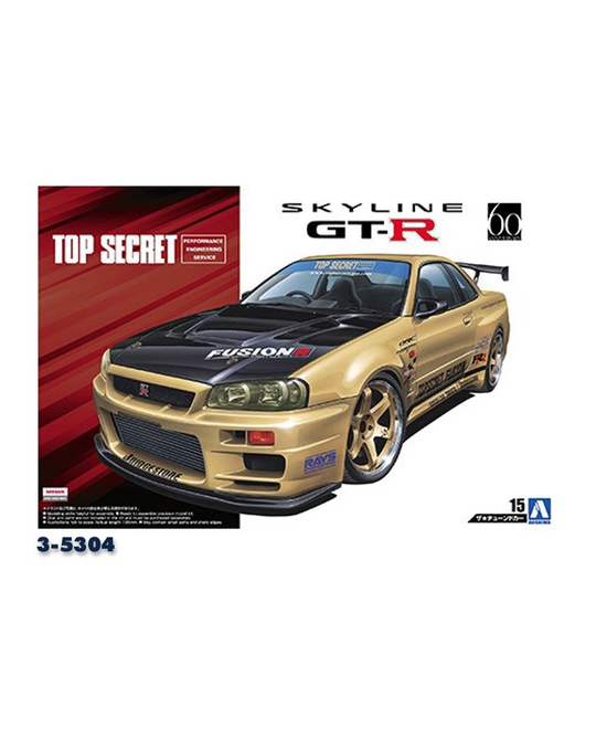 1/24 2002 SKYLINE GT-R FUSION R-34 - 5304