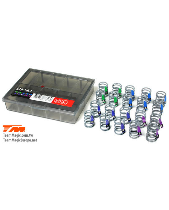 Shock Springs - 1/10 Touring - Springs Set 13x23.5mm 31-40 (10 pairs)