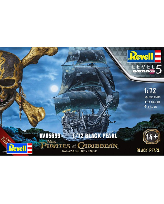 Black Pearl Pirate Ship - 1/72 - RV05699