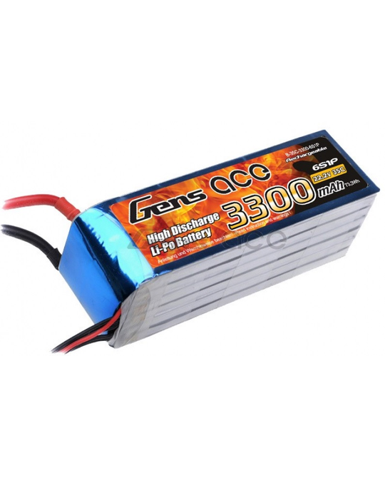 3300mAh, 22.2V-6S1P, 35C