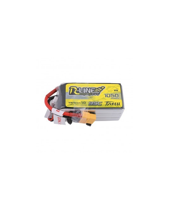 R-Line 1050mAh 95C 6S1P Lipo Battery Pack with XT60 Plug