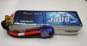 3300mAh 22.2V- 6S 60C Lipo with EC5 Plug-batteries-and-accessories-Hobbycorner