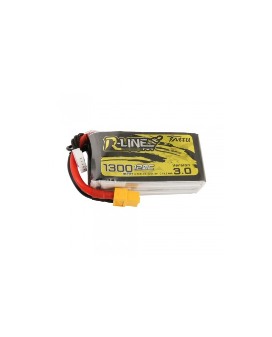 R-Line Version 3.0 1300mAh 14.8V 120C Lipo with XT60 Plug