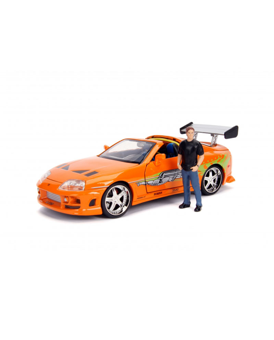 1/24th scale diecast metal kit of theThe Fast and Furious Toyota Supra - JA30699