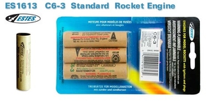 C6-3 Rocket Engines - (3 Pack) - 1613-rockets-Hobbycorner