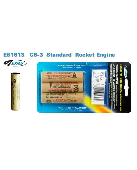 C6-3 Rocket Engines - (3 Pack) - 1613