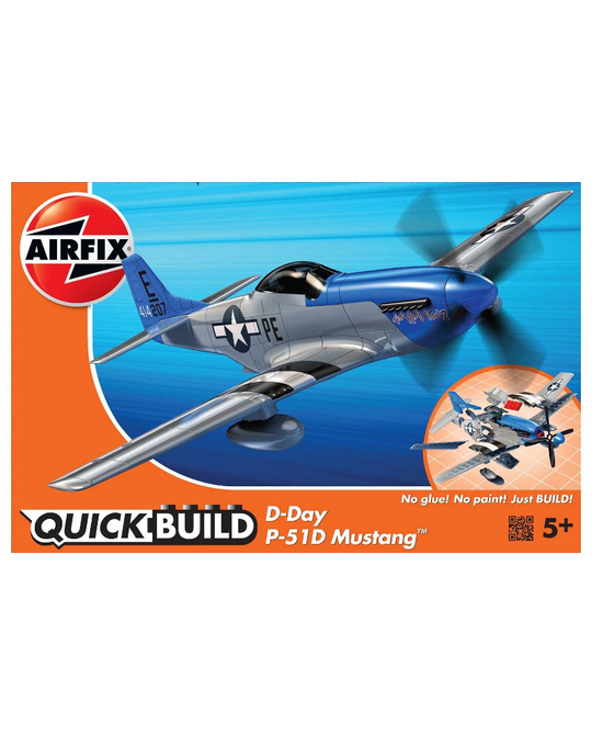 Airfix Quick Build D-Day P-51D Mustang [226046]